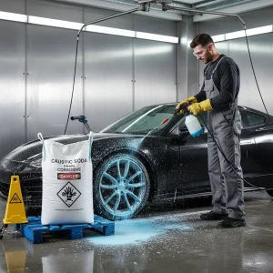 کاربرد سود جامد پرک در کارواش