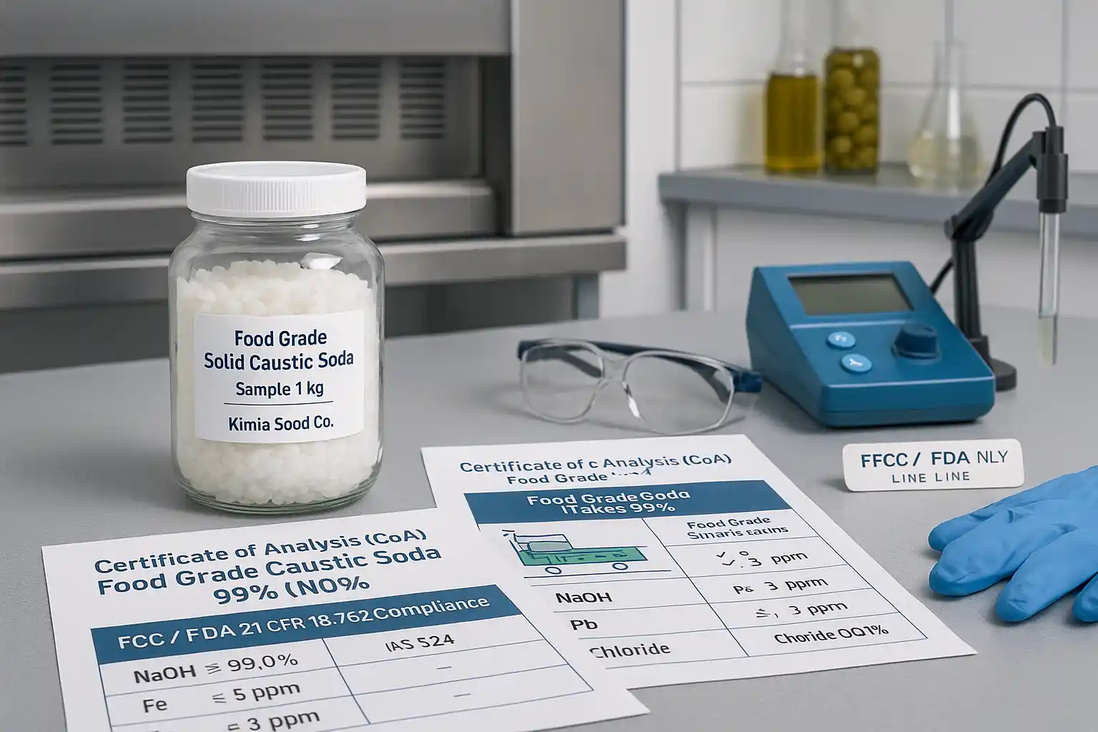 نحوه خرید هوشمند سود جامد پرک خوراکی