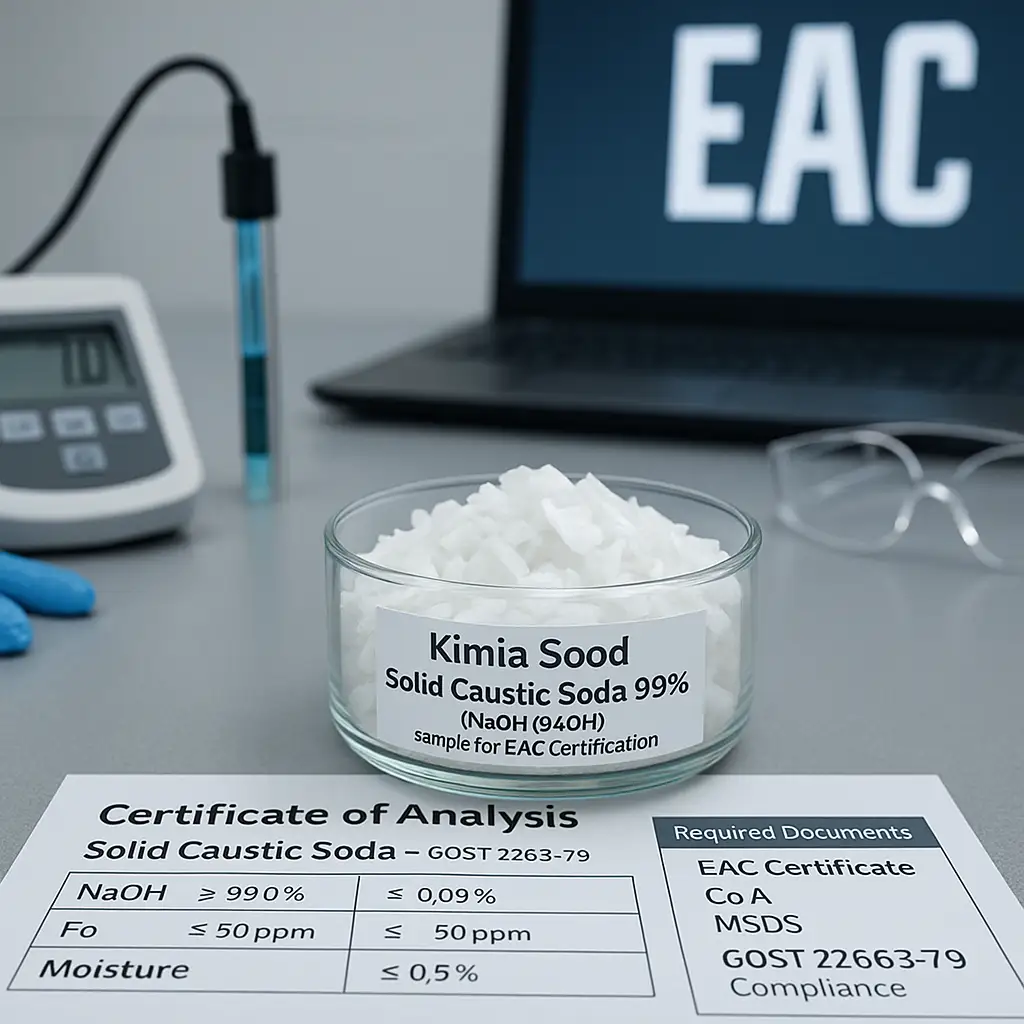 صادرات سود جامد پرک به روسیه