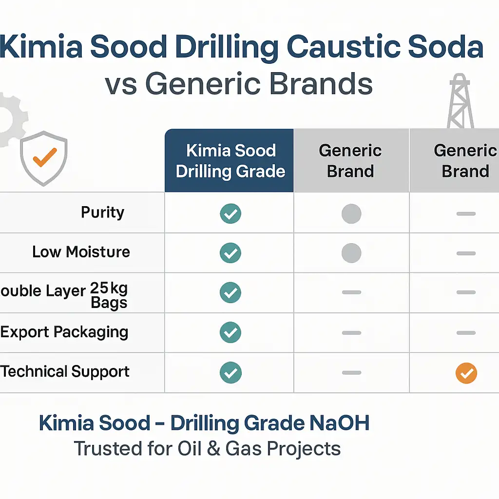 کاربردهای کلیدی سود جامد پرک حفاری